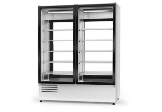Szafa chłodnicza przeszklona - dwudrzwiowa | Rapa 2SR ecoline