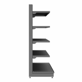 Regał metalowy przyścienny 170x100x50 cm - 4