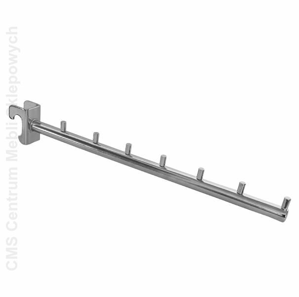 Hak sklepowy odzieżowy na owalny drążek Z-26