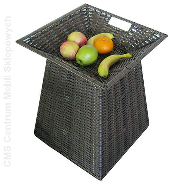 Kosz sklepowy na warzywa 45x45 cm - zestaw