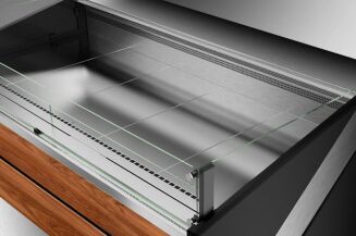 Lada chłodnicza z szybą czołową prostą L-Xi - 13