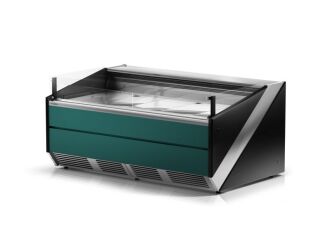 Lada chłodnicza z szybą czołową prostą L-Xi - 15