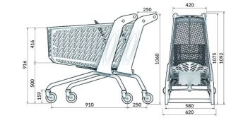 Wózek sklepowy Valzer Classic - 2