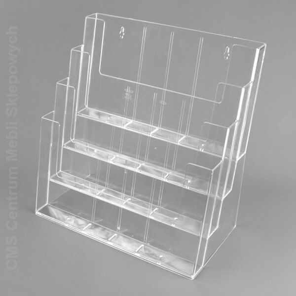 Pojemnik prospektowy kaskadowy A4, A5, 1/3 A4 WTR wisząco - stojący