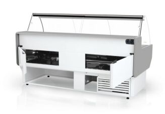 Lada chłodnicza z szybą giętą L-B - 32