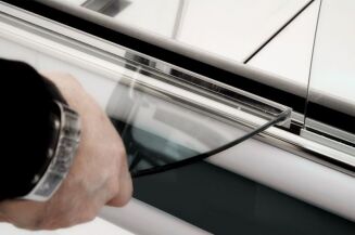 Lada chłodnicza z szybą giętą L-B - 22