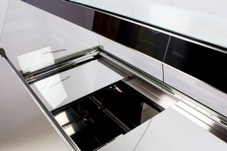 Lada chłodnicza z szybą giętą L-B - 21