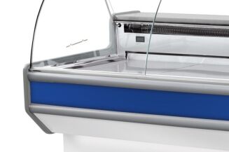 Lada chłodnicza z szybą giętą L-B - 9