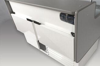 Lada chłodnicza z szybą giętą L-B - 13