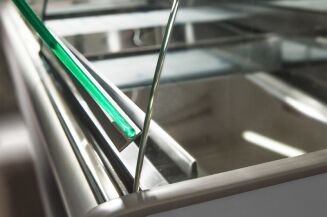 Lada chłodnicza z szybą giętą L-B - 10