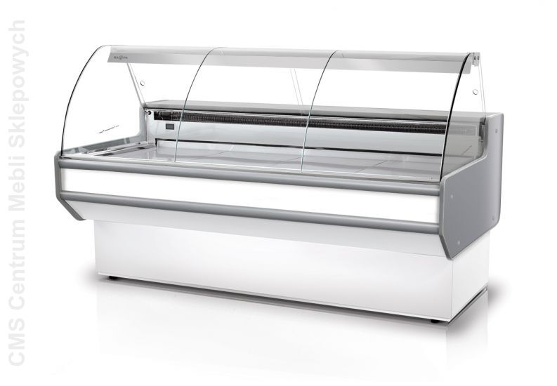 Lada chłodnicza z szybą giętą L-B