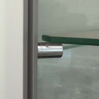 Haczyk pod półkę do witryny z koszulką | 30 mm - 2