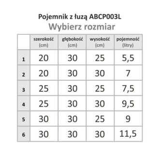 Pojemnik na cukierki i bakalie ABCP003L - 4