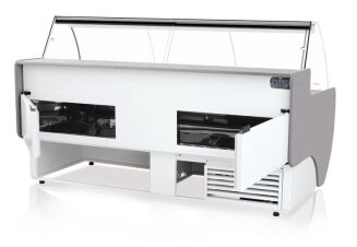 Lada chłodnicza z szybą giętą L-C - 8