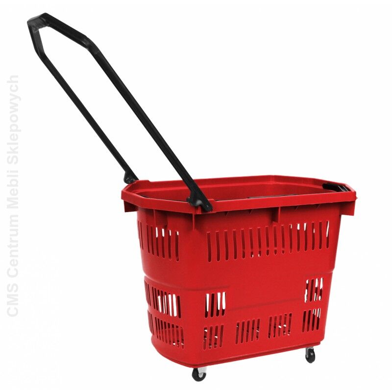 Koszyk sklepowy na kółkach - 55 litrowy