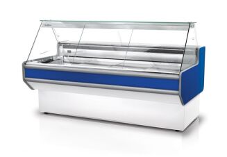 Lada chłodnicza z szybą prostą ukośną L-A1 - 28