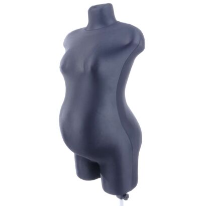 Manekin krawiecki damski ciążowy czarny