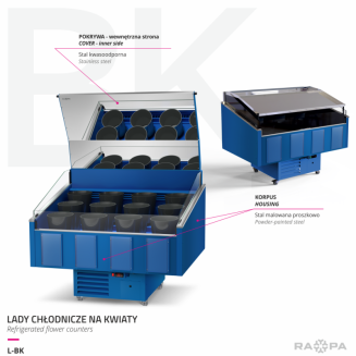 Lada chłodnicza na kwiaty - 5