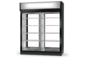 Szafa chłodnicza dwustronnie przeszklona, drzwi rozsuwane, stała szyba od strony klienta - 10