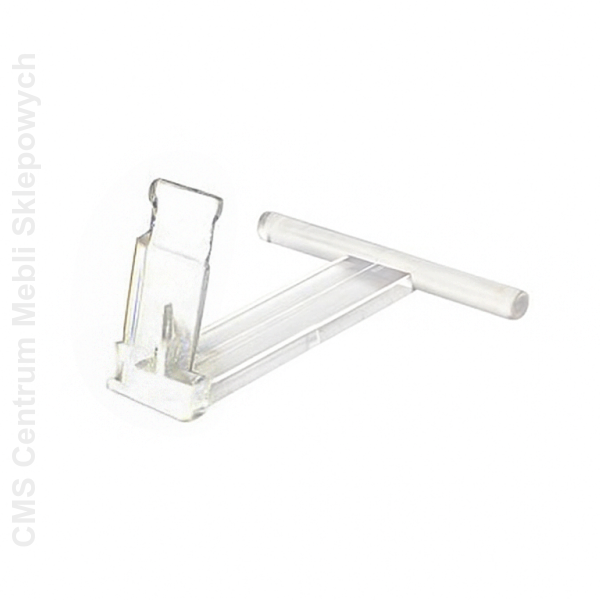 Przezroczysta podstawka na kasetkę cenową, akrylowa