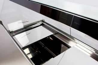 Lada chłodnicza z szybą giętą L-B1 - 14