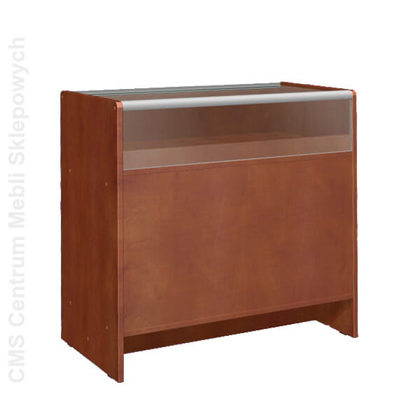 Lada jubilerska z półką prostą 120 cm, grusza polna