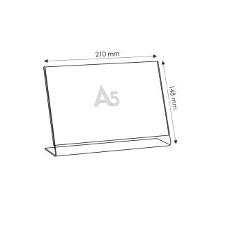 Stojak L A5 poziomy ABC3001BP - 2