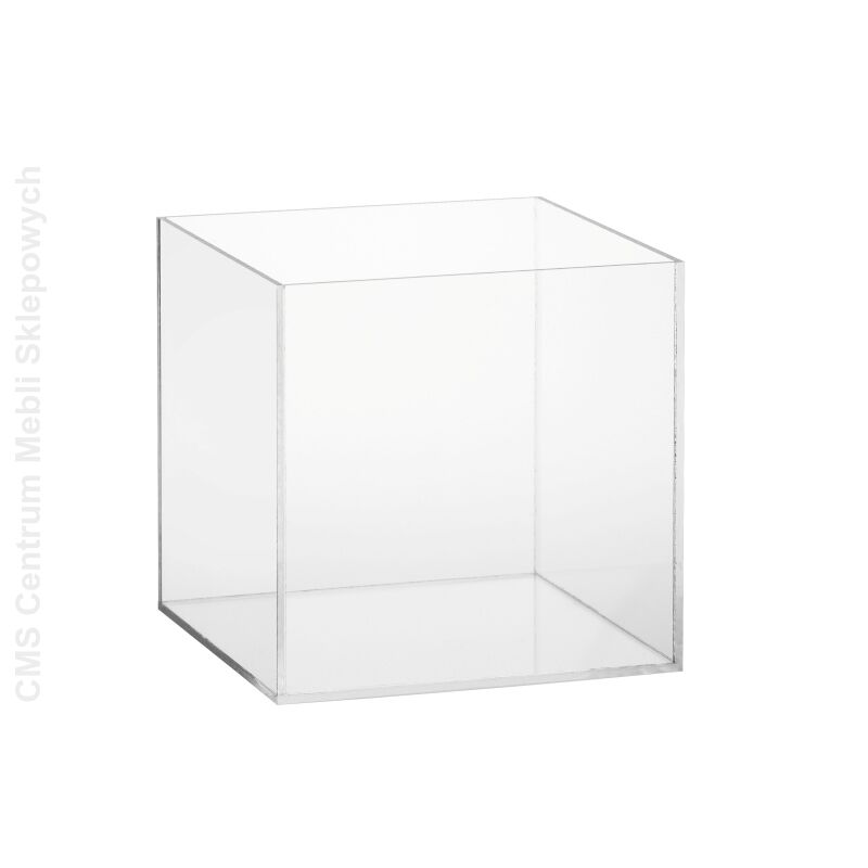 Pojemnik kubik 30x30x30 cm, bezbarwny