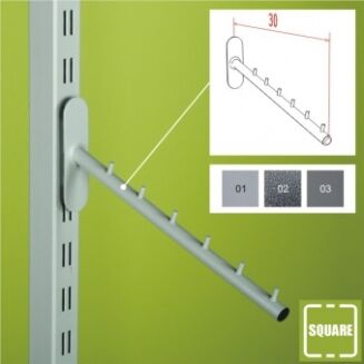 Zawieszka sklepowa na perforacji - skośna Z-5