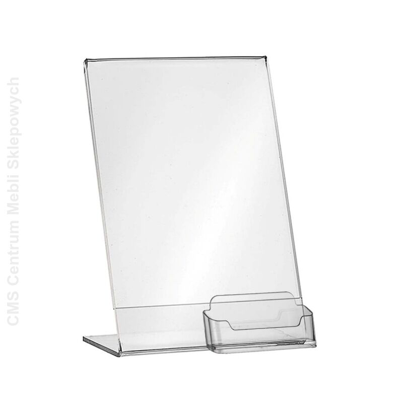 Stojak L A4 + wizytownik ABC4001-W