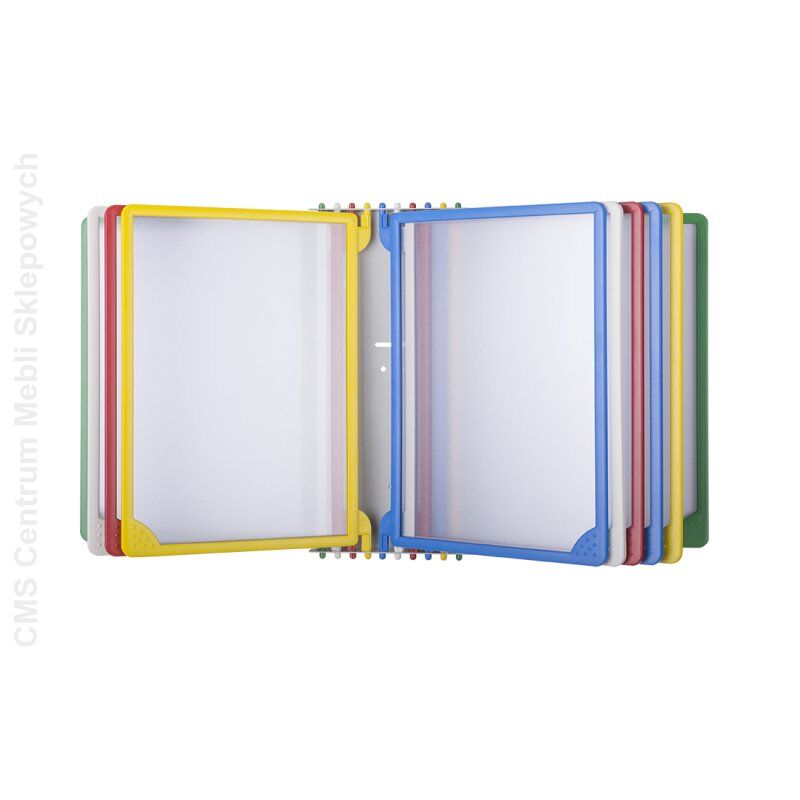 Przeglądarka informacyjna A4 ścienna | Zestaw 10 ramek