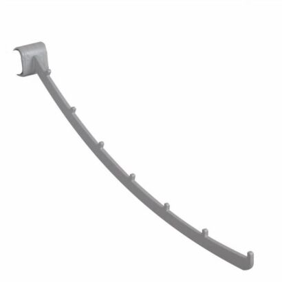 Hak sklepowy odzieżowy na owalny drążek Z-18