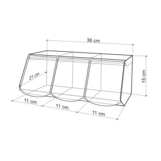 Pojemnik na cukierki i bakalie ABCP010P - 3