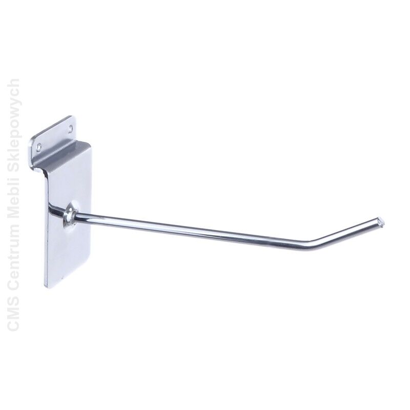 Zawieszka sklepowa na panel Spacewall - pojedyncza chrom 15 cm (SW-15)