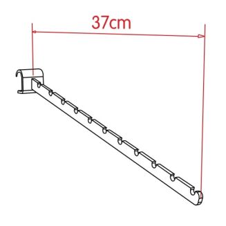 Schemat zawieszki sklepowej na owalny drążek - płaska Z-19
