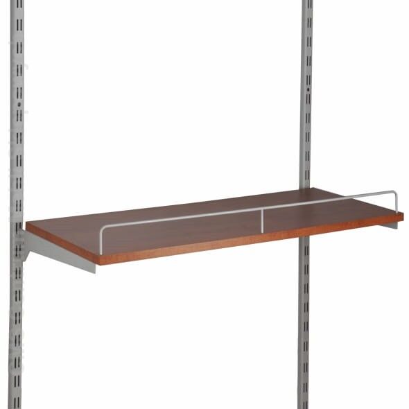 Półka sklepowa z płyty z ogranicznikiem 01