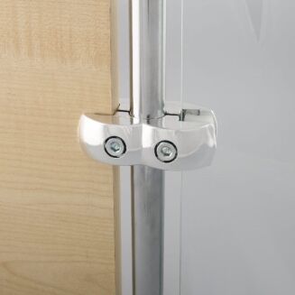 Złączka do rury fi 25 mm i szkła/płyty dwustronna - 2