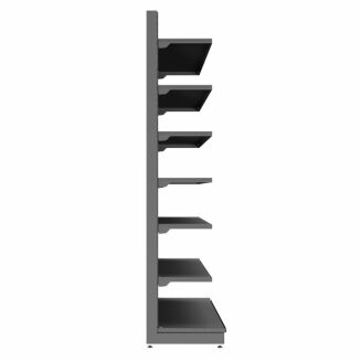 Regał metalowy przyścienny 250x100x50 cm - 4
