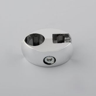 Złączka rura chromowana - szkło/płyta fi 25 mm - 2