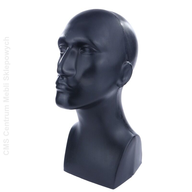 Głowa ekspozycyjna męska plastikowa