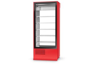 Szafa chłodnicza dwustronnie przeszklona, stała szyba od strony klienta ECOLINE - 5