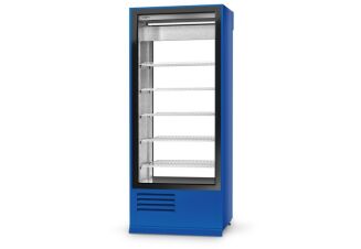 Szafa chłodnicza dwustronnie przeszklona, stała szyba od strony klienta ECOLINE - 2