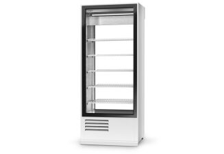 Szafa chłodnicza dwustronnie przeszklona, stała szyba od strony klienta ECOLINE - 4