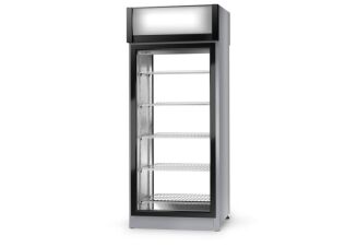 Szafa chłodnicza dwustronnie przeszklona, stała szyba od strony klienta ECOLINE - 15