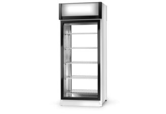 Szafa chłodnicza dwustronnie przeszklona, stała szyba od strony klienta ECOLINE - 14