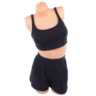 Tors damski długi skręcony w ubraniach