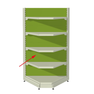 Ściana tylna narożnika metalowego wewnętrznego 90 stopni - 4