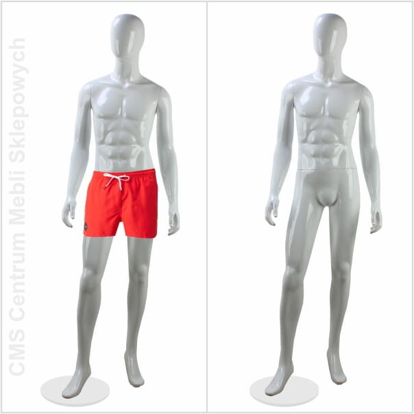 Manekin męski biały typ RBM26-B