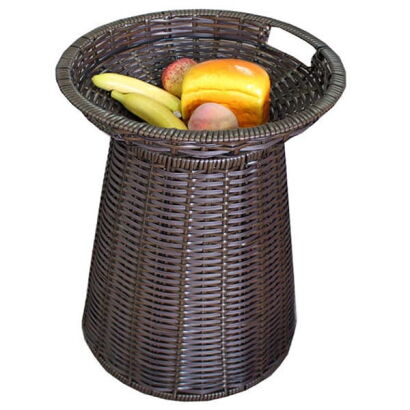 Kosz sklepowy na warzywa okrągły średnica 45 cm - zestaw