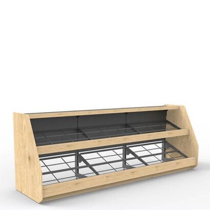 Regał sklepowy owocowo - warzywny trójmodułowy